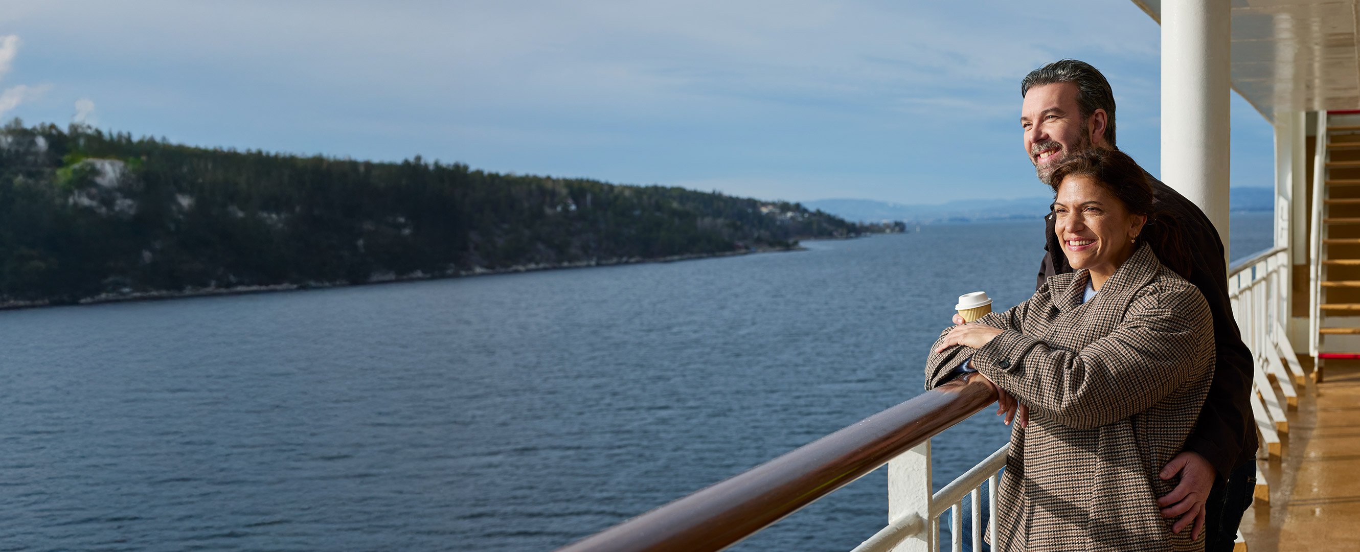 Couple by the railing
