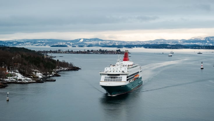 Nordic Pearl i Oslofjorden.